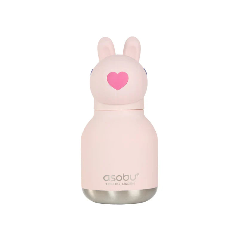 Asobu Mini Bestie Drinkfles Sleutelhanger 200ml | Konijn