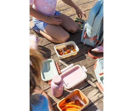 Monnëka Bento Lunchbox | Stripes Pink