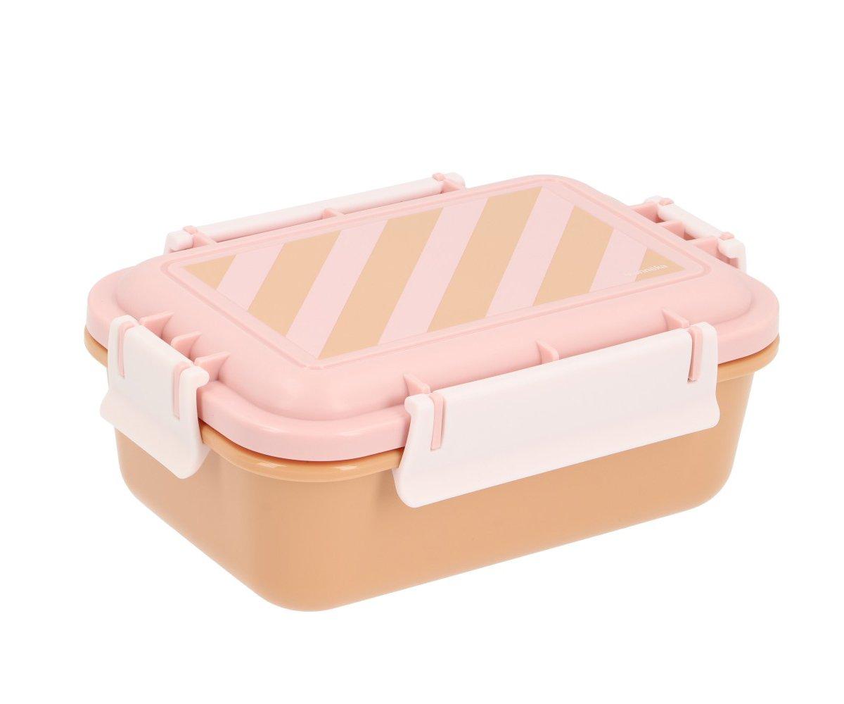 Monnëka Bento Lunchbox | Stripes Pink