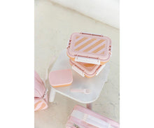 Monnëka Bento Lunchbox | Stripes Pink