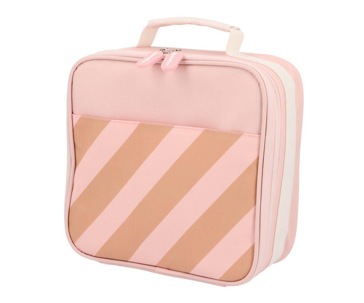 Monnëka Thermische Lunchtas | Stripes Pink