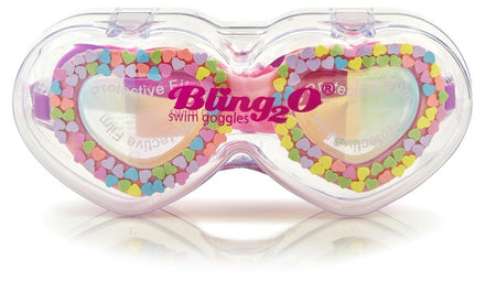 Bling2O Zwembril Valentine | U Rock Rainbow Brown*