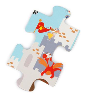 Scratch Puzzel 60 Stuks | Riddergevecht *