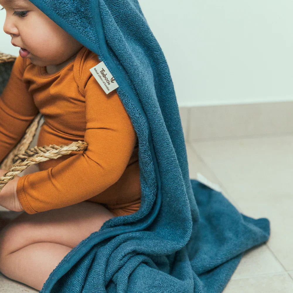 Timboo Bamboo XXL Badcape 95x95cm | Jungle Green