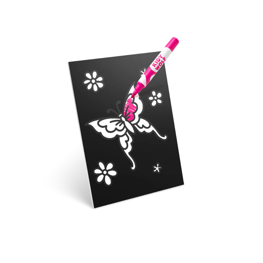 Kidywolf Kidyneon Light-Up Wall Art Craft Kit | Once Upon A Time