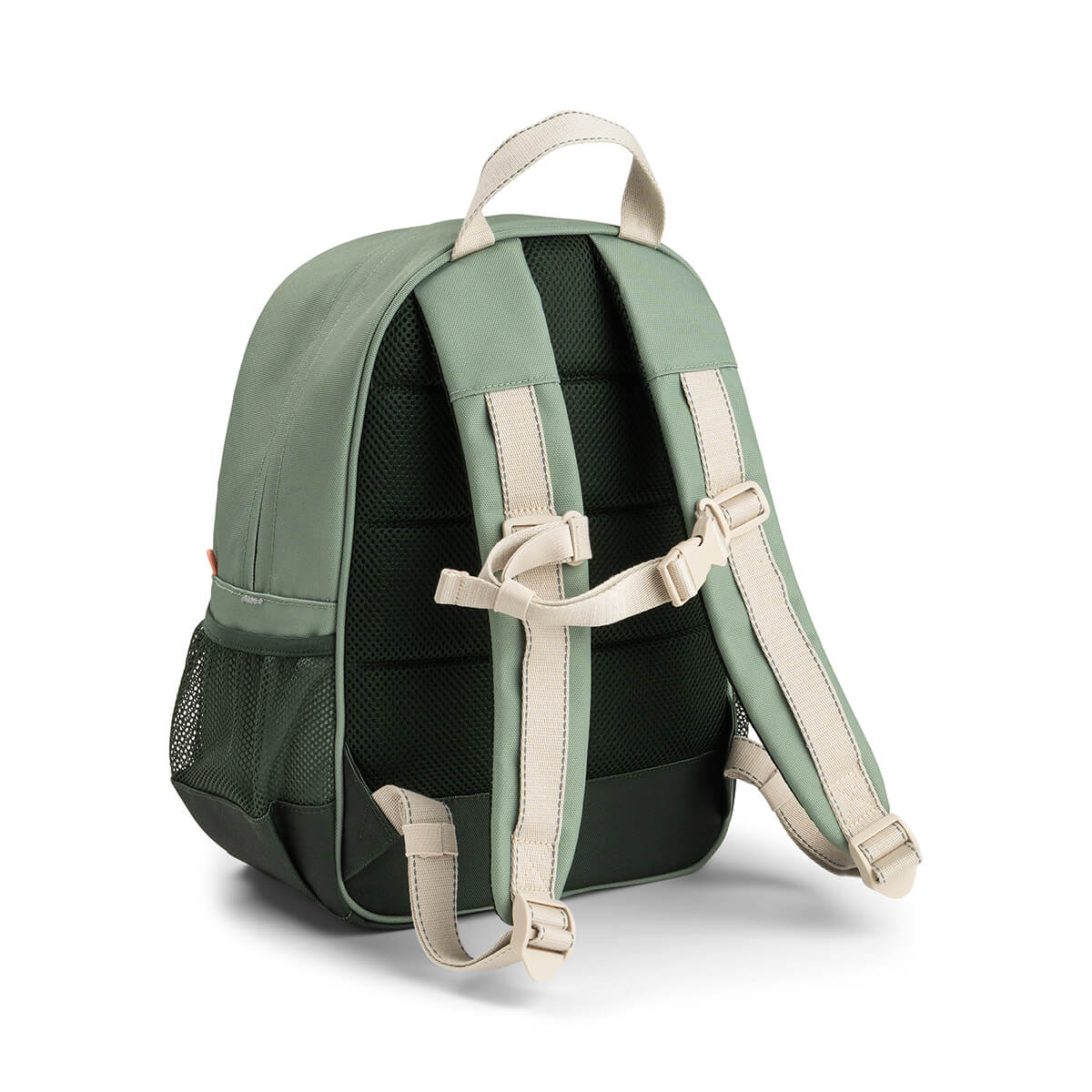 Done By Deer schoolrugzak van 13 liter in Tiny Trails Green, vooraanzicht