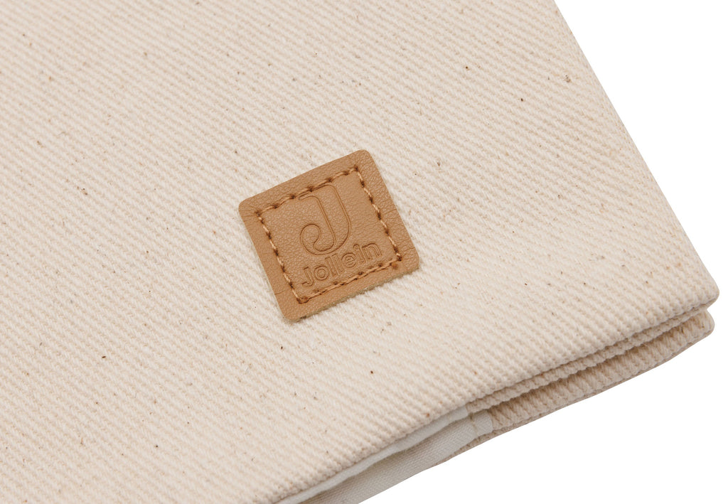 Jollein Groeiboekje Hoes 23x17cm | Twill Natural