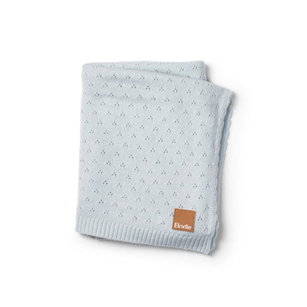 * Elodie Details Pointelle Deken 75x100cm | Bermuda Blue