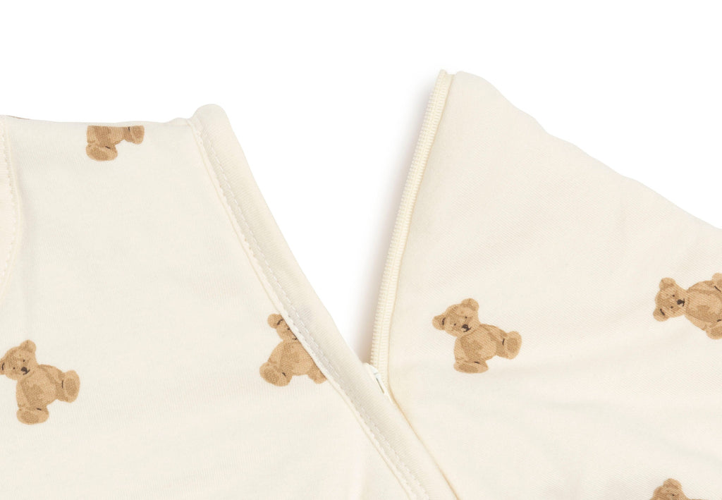 Jollein Slaapzak met voeten en afritsbare mouw 80/86cm | M. Teddy Bear