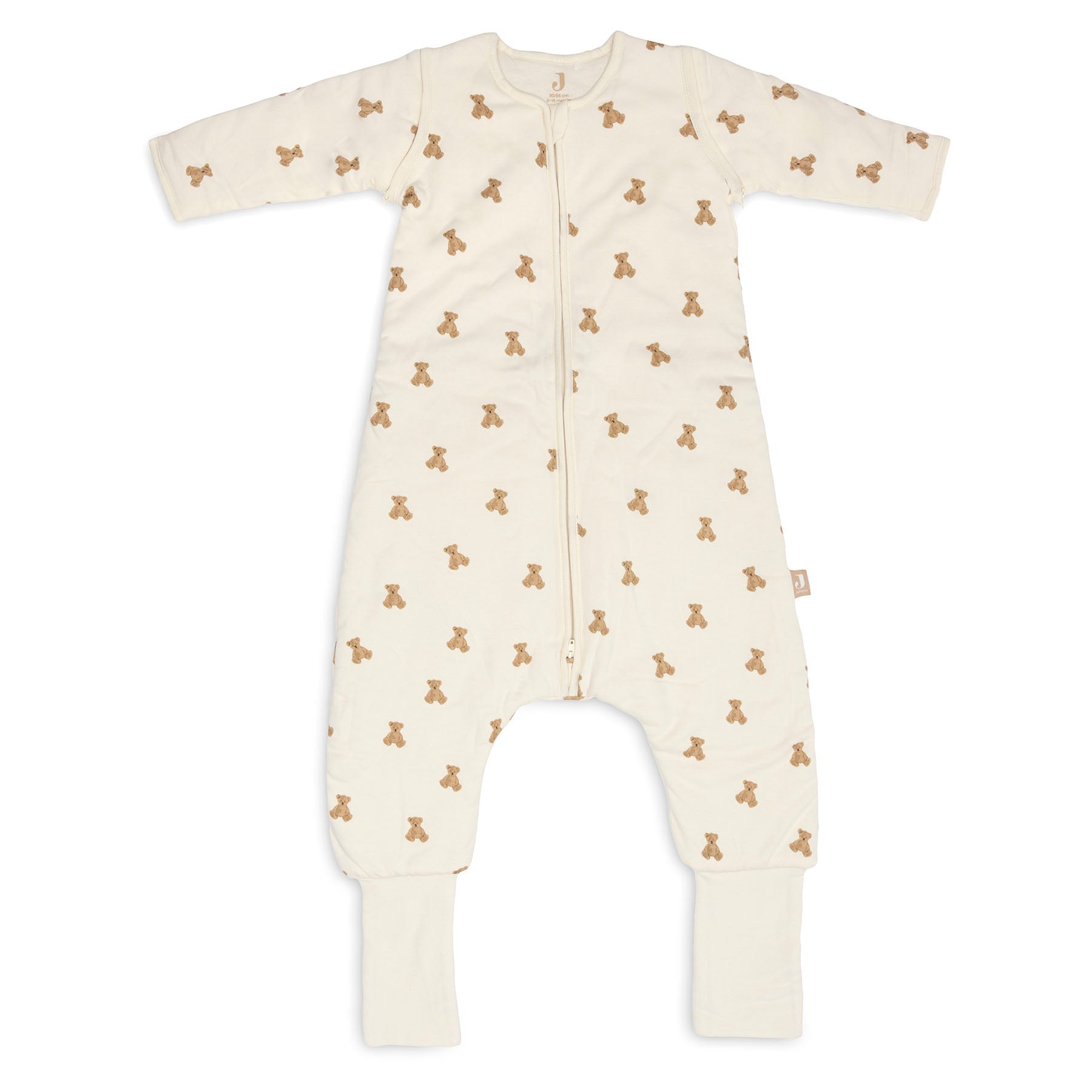 Jollein Slaapzak met voeten en afritsbare mouw 80/86cm | M. Teddy Bear