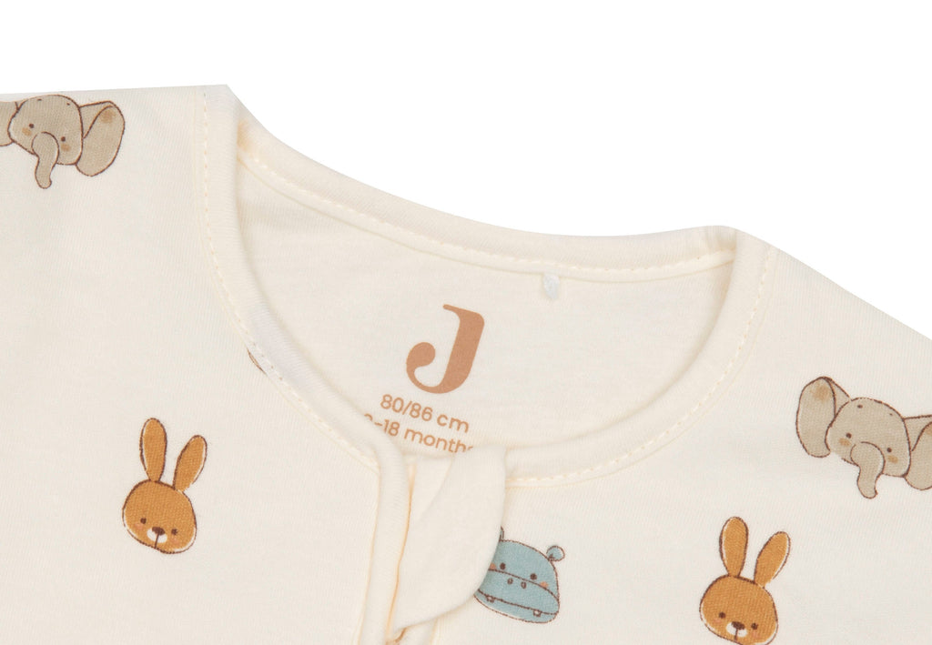 Jollein Slaapzak met voeten en afritsbare mouw 80/86cm | Jollies