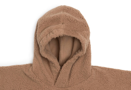Jollein Cosy Poncho Teddy Fleece Dark | Hazel