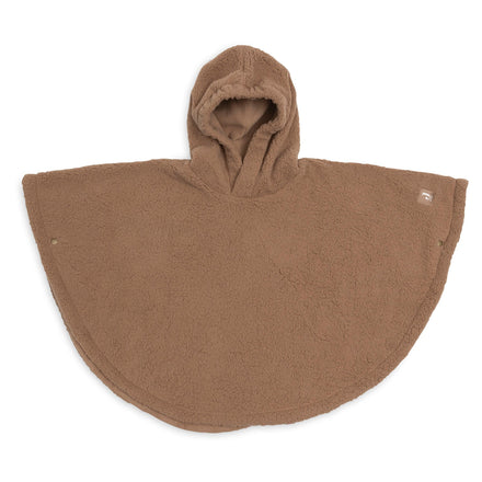 Jollein Cosy Poncho Teddy Fleece Dark | Hazel