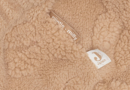 Jollein Cosy Poncho Miffy Jacquard Teddy | Biscuit
