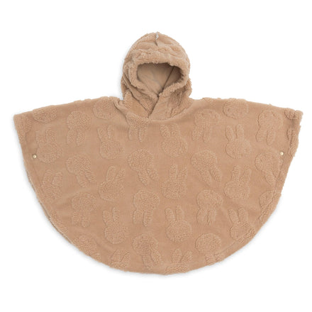 Jollein Cosy Poncho Miffy Jacquard Teddy | Biscuit