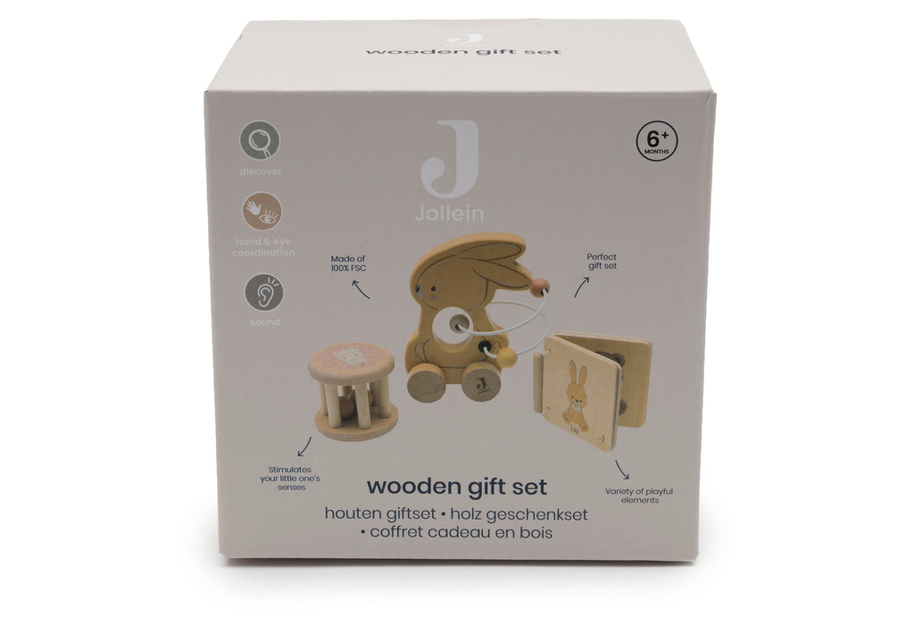 Jollein Houten Giftset Bunny | Luz
