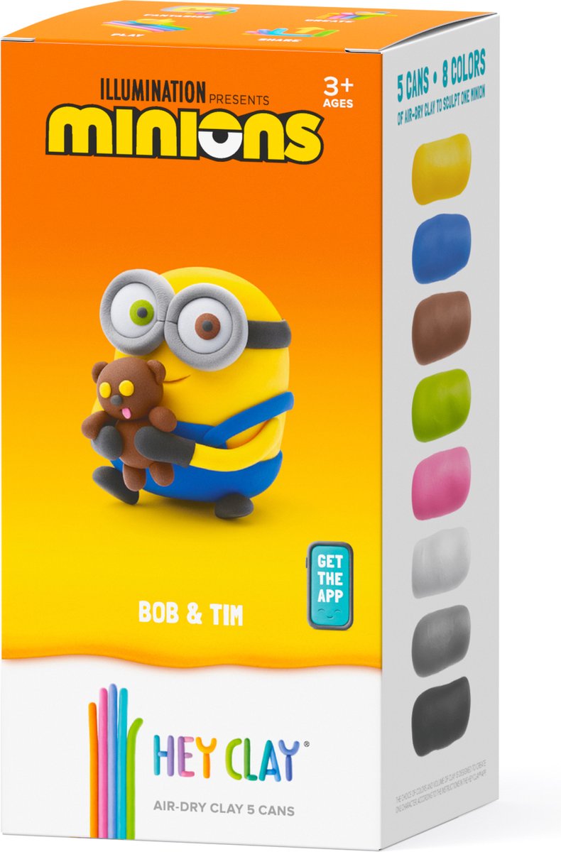 HeyClay DIY Klei Pakket Limited Edition | Minion Bob & Tim