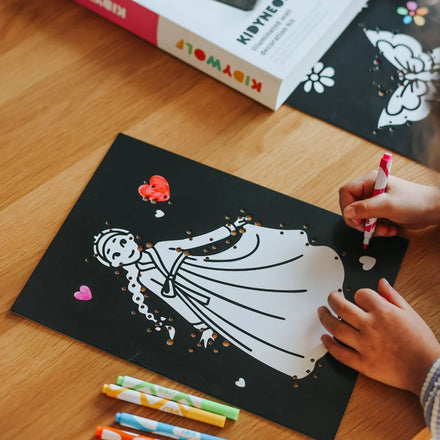 Kidywolf Kidyneon Light-Up Wall Art Craft Kit | Once Upon A Time