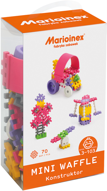 Marioinex Mini Waffle | 70 Pcs Constructor (Roos)