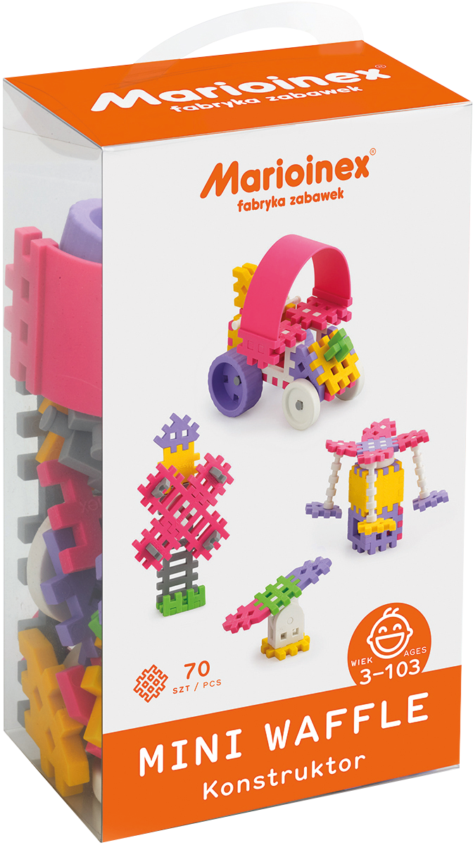 Marioinex Mini Waffle | 70 Pcs Constructor (Roos)