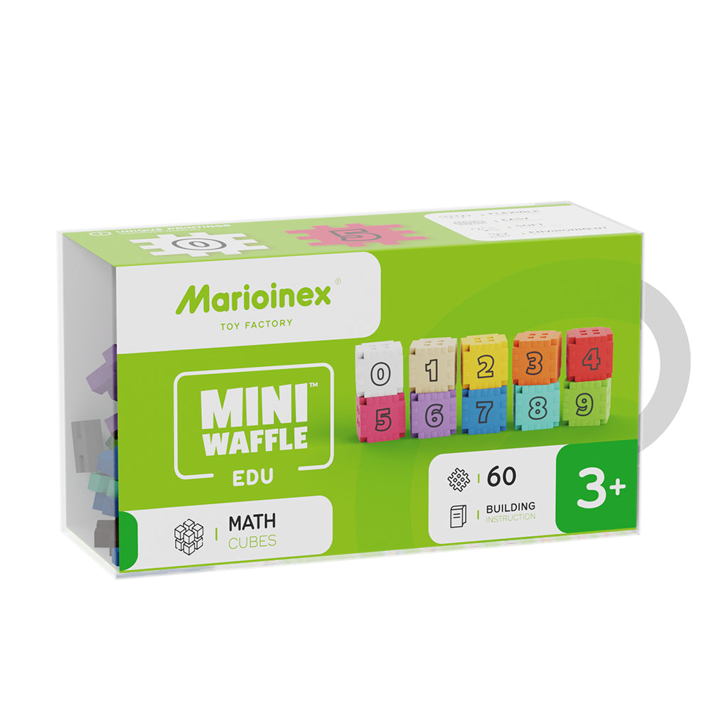 Marioinex Mini Waffle | Edu 
 Math Cubes 60 Pcs