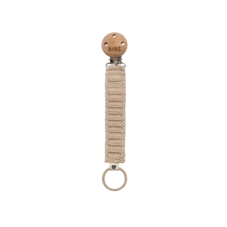 BIBS Fopspeenketting | Knitted Vanilla