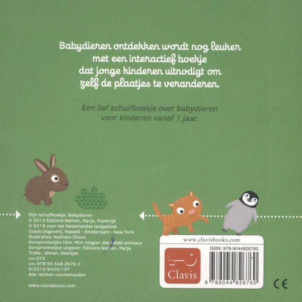 Clavis Schuifboekje | Babydieren