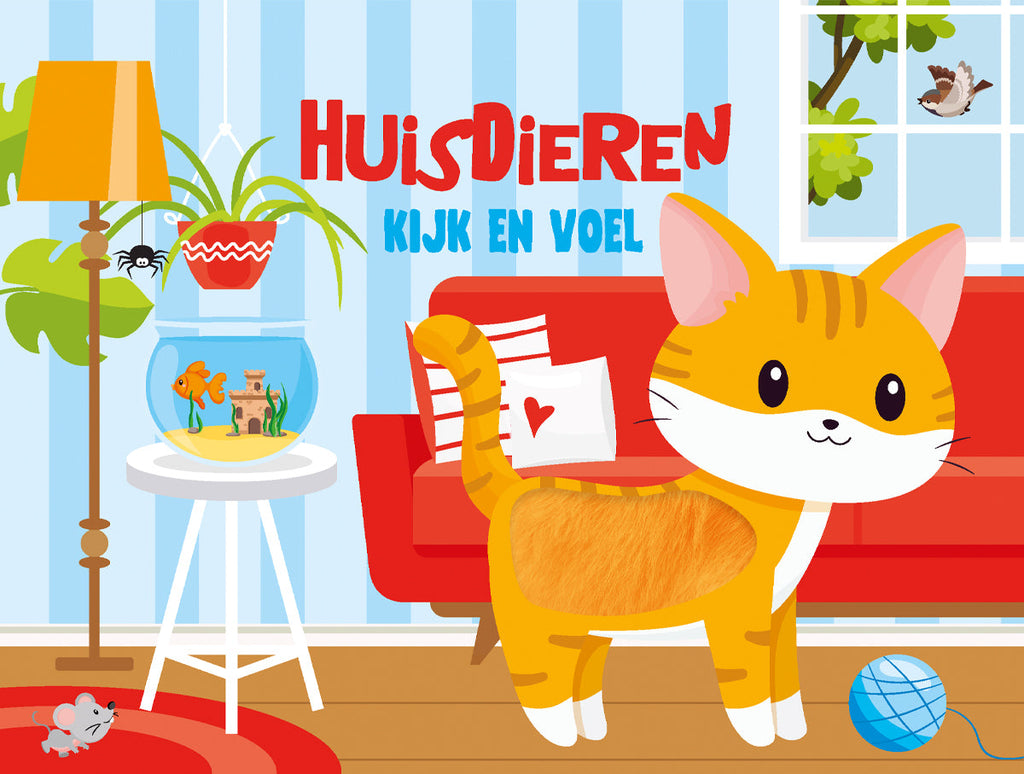 De Lantaarn Voorleesboek Kijk & Voel | Huisdieren