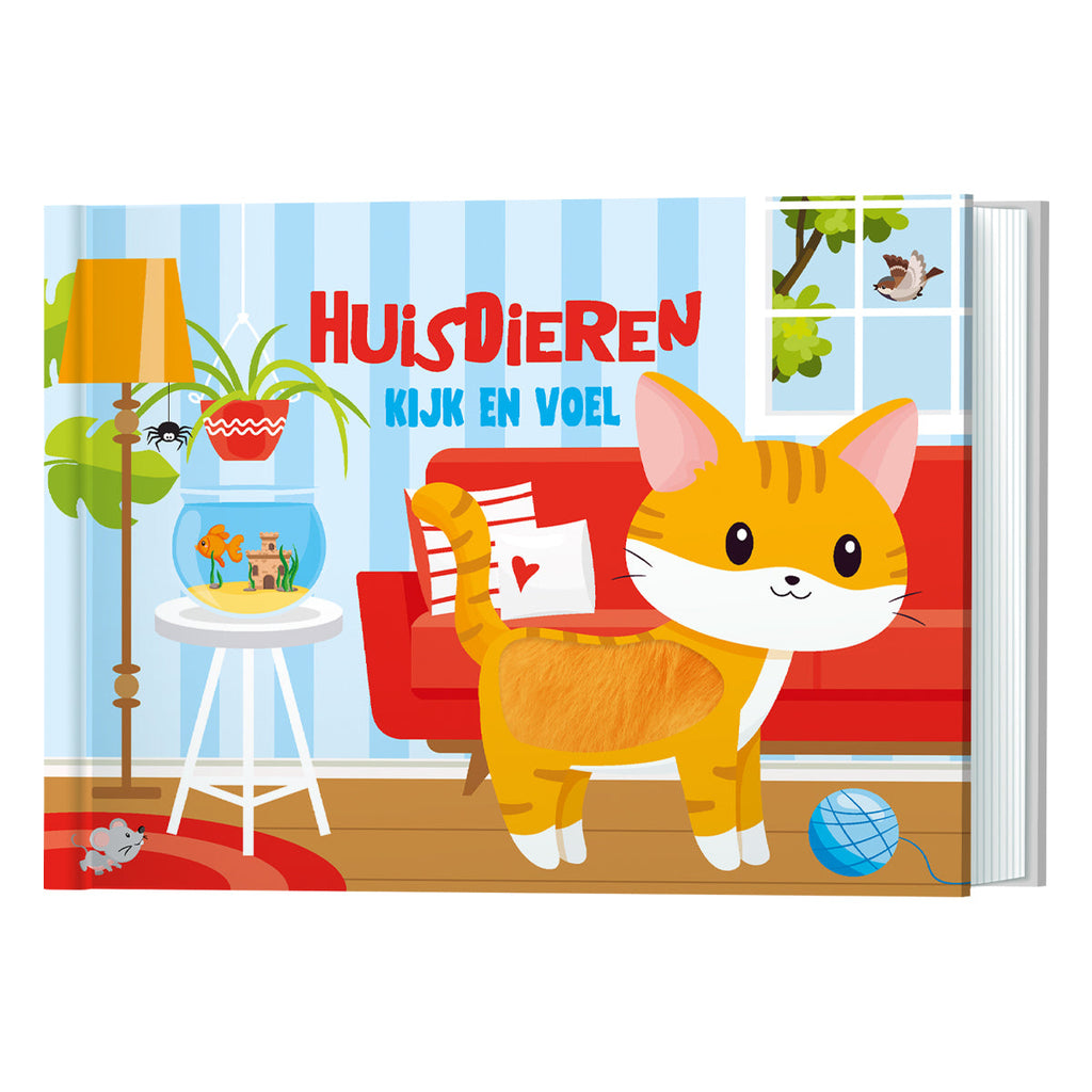 De Lantaarn Voorleesboek Kijk & Voel | Huisdieren