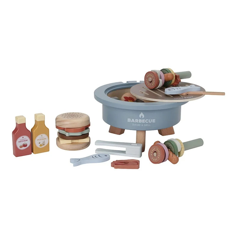 Little Dutch Barbecue Toy Set Houten Speelset