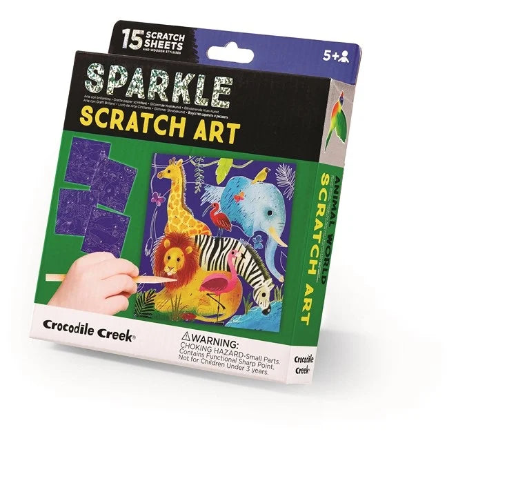 Crocodile Creek Knutselset Scratch | Dierenwereld