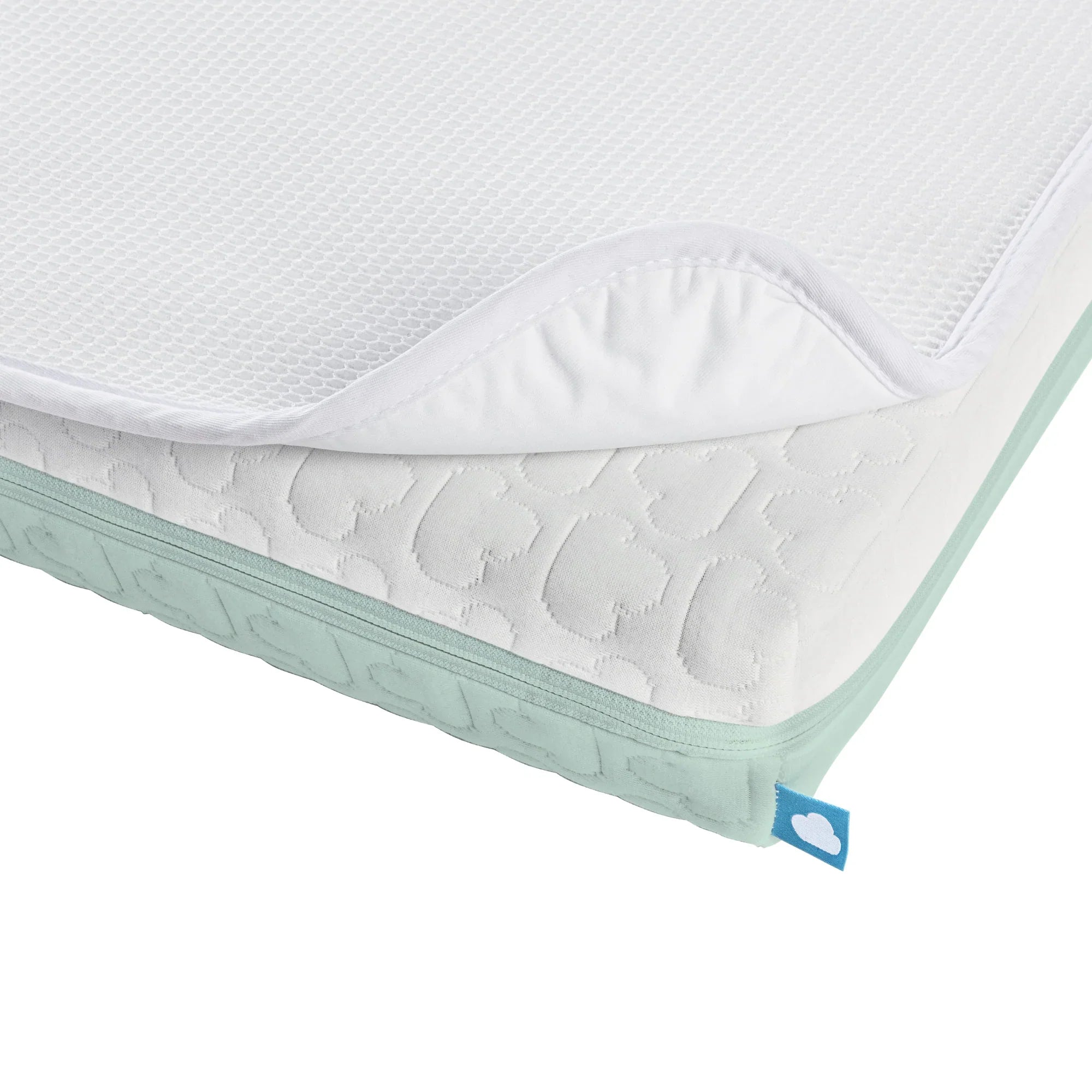 AeroSleep EvoDuo Matraspakket voor Babybed/Ledikant | Matras + Matrasbeschermer 60 x 120 cm