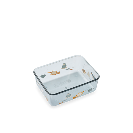 Liewood Ako Tritan Snack Box | Arctic Sea / Ocean View