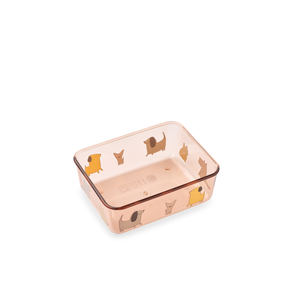 Liewood Ako Tritan Snack Box | Cats And Dogs / Sandy