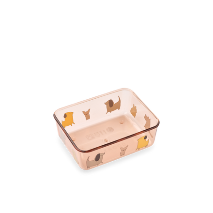 Liewood Ako Tritan Snack Box | Cats And Dogs / Sandy
