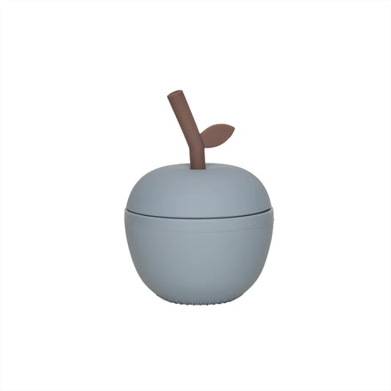 OYOY Living Apple Drinkbeker | Dusty Blue