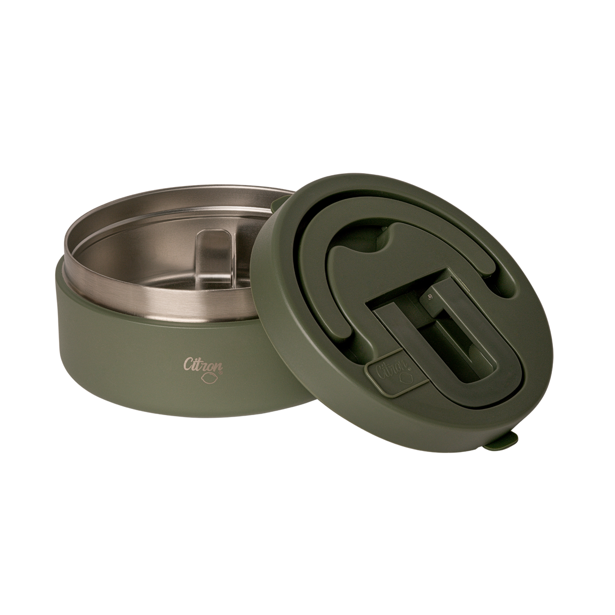 Citron RVS Thermo Food Jar 400ml | Green
