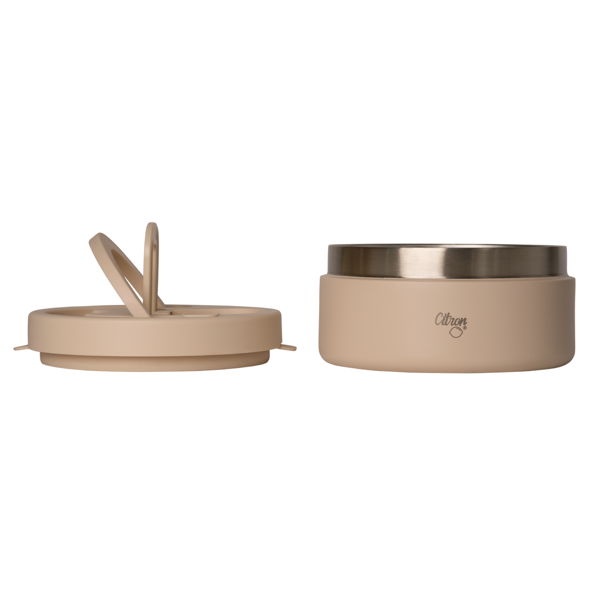 Citron RVS Thermo Food Jar 400ml | Beige