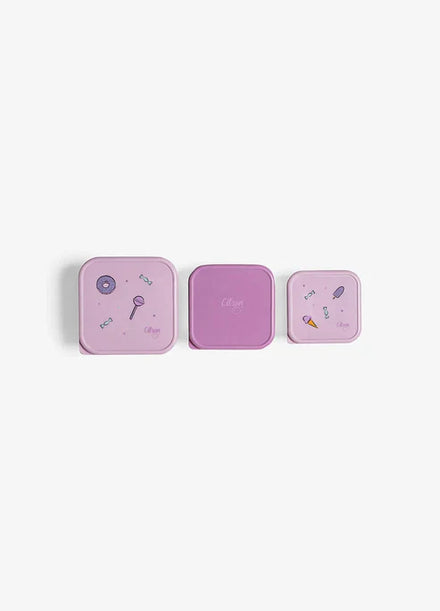 Citron Stainless Steel Set Brooddoos Snackdoosjes | Stormy Unicorn