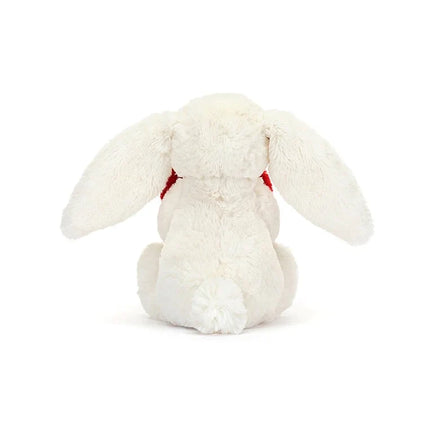 Jellycat Knuffel I Am Bashful Red Love Heart Bunny | 18x19cm