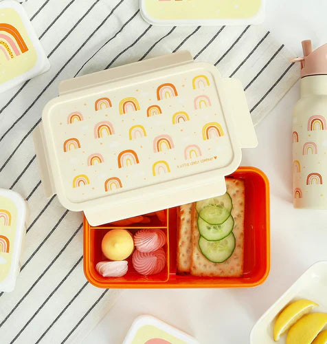 A Little Lovely Company Lunch Box Met Verdeelvakjes | Rainbows