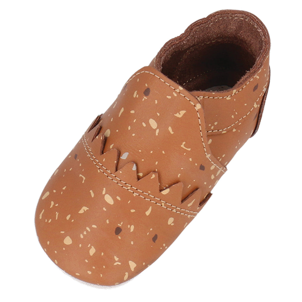 Bobux Soft Soles Babyslofjes | Ziggy Ginger Terazzo