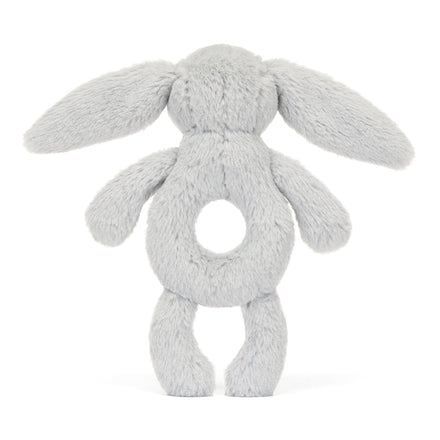 Jellycat Knuffel Bashful Silver Bunny Ring Rammelaar