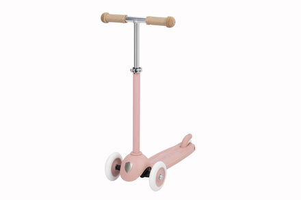Banwood Eco Scooter Step Incl. Mandje | Dustyrose