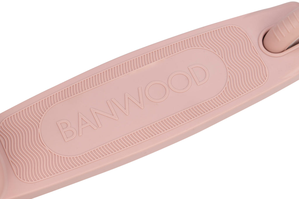 Banwood Eco Scooter Step Incl. Mandje | Dustyrose