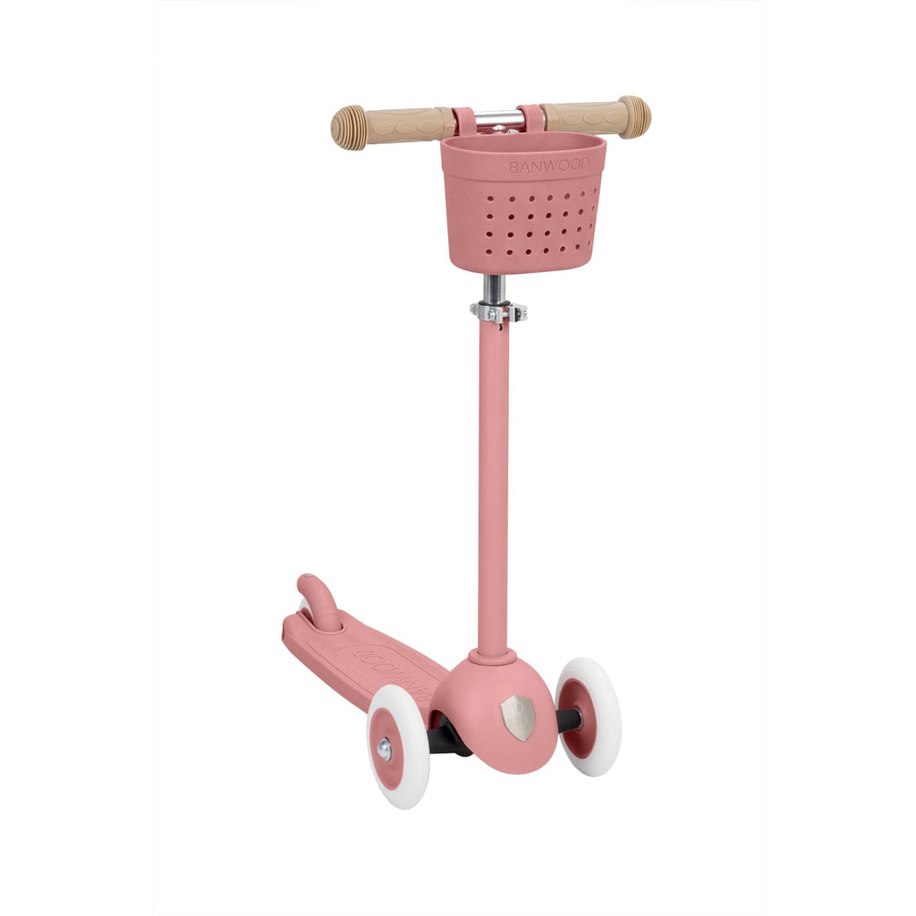 Banwood Eco Scooter Step Incl. Mandje | Raspberry
