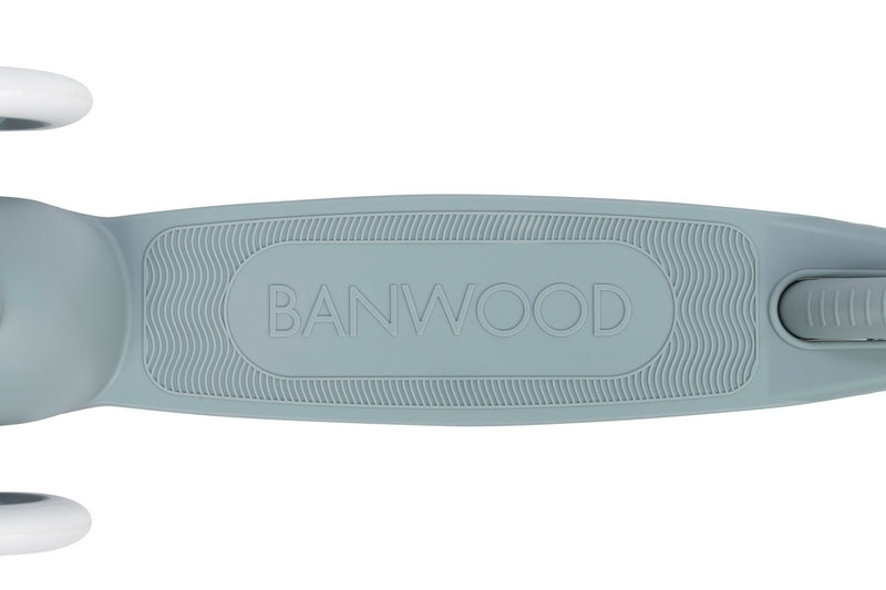 Banwood Eco Scooter Teal van 100% post-consumer gerecycled plastic, vanaf 3 jaar, De Gele Flamingo