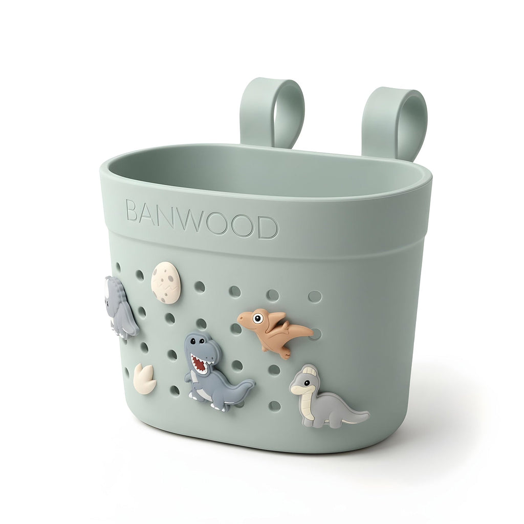 Banwood Fietsmandje Pin & Ride | Clay