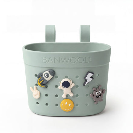Banwood Fietsmandje Pin & Ride | Clay