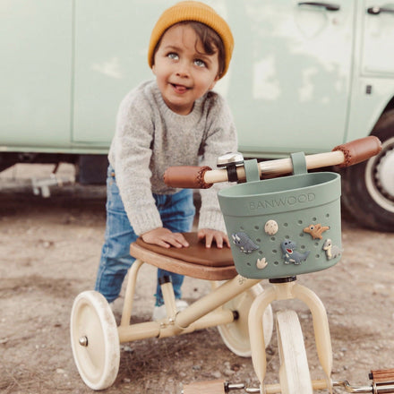 Banwood Fietsmandje Pin & Ride | Clay